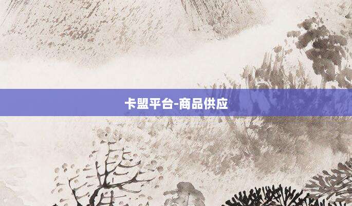 卡盟平台-商品供应