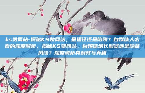 ks赞网站-揭秘KS赞网站，是捷径还是陷阱？自媒体人必看的深度解析，揭秘KS赞网站，自媒体增长利器还是隐藏风险？深度解析其利弊与真相