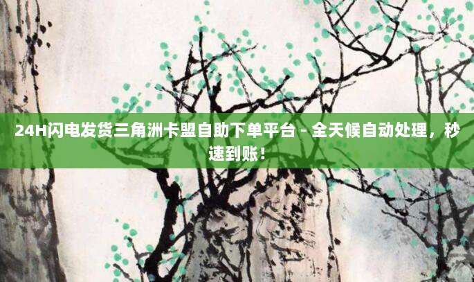 24H闪电发货三角洲卡盟自助下单平台 - 全天候自动处理,秒速到账!