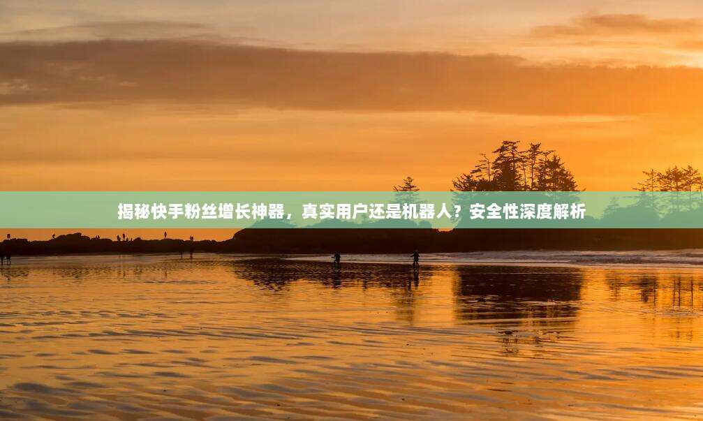 揭秘快手粉丝增长神器，真实用户还是机器人？安全性深度解析