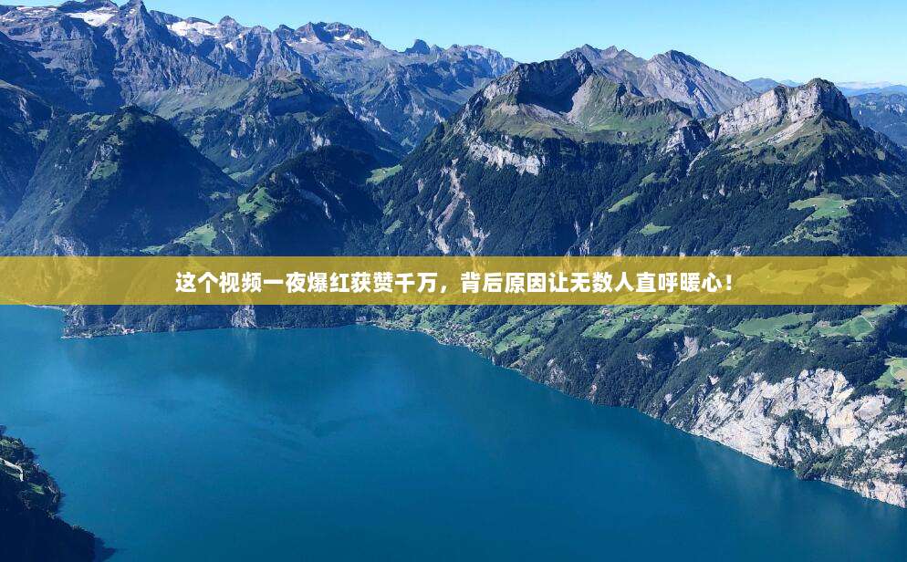 这个视频一夜爆红获赞千万,背后原因让无数人直呼暖心!